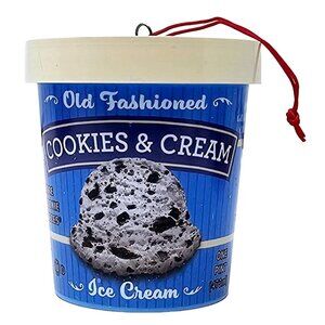 Cookies n Cream Ice Cream Container Christmas Ornament